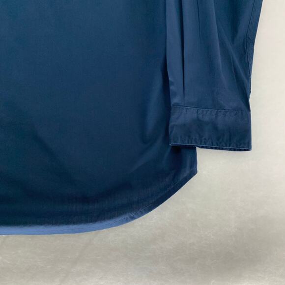 Columbia Navy Blue Long Sleeve Mens Casual Long Sleeve Shirt Size L - Picture 15 of 15